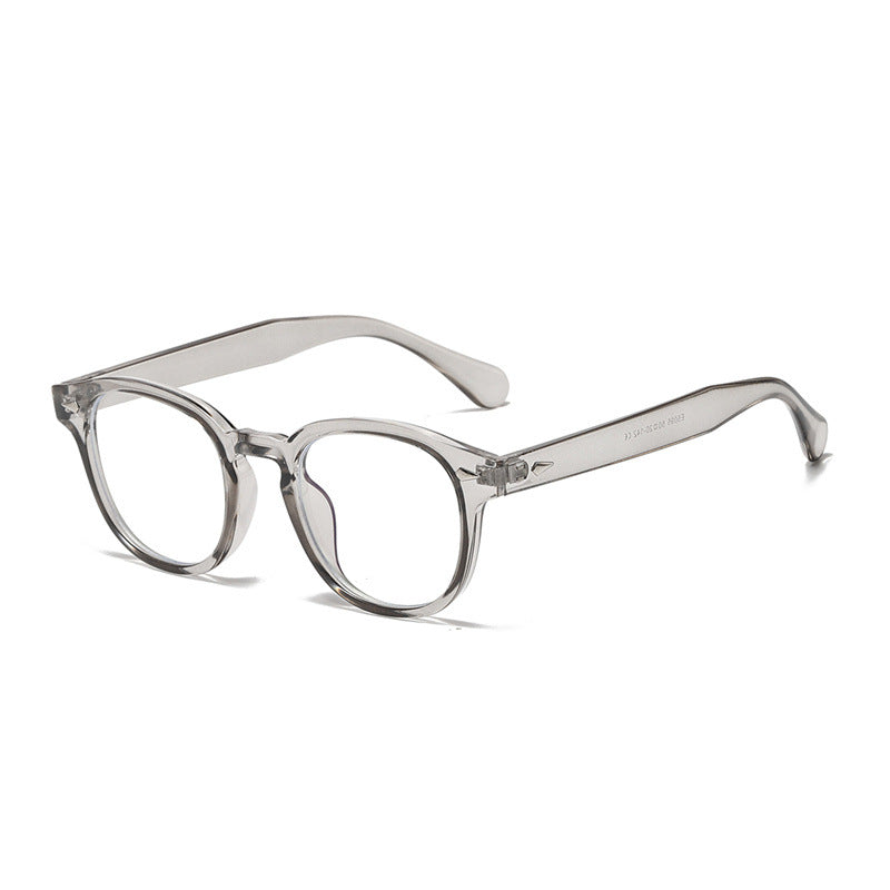 Retro rice nail Europe and the United States round sunglasses can wear myopia glasses INS Korean version anti-blue glasses