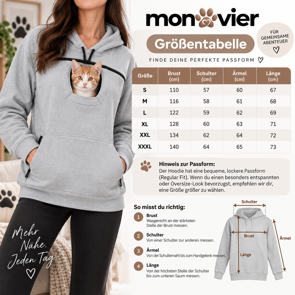 Relaxed Kitty Hoodie Unisex