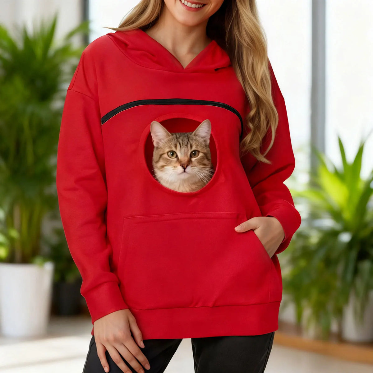 Relaxed Kitty Hoodie Unisex