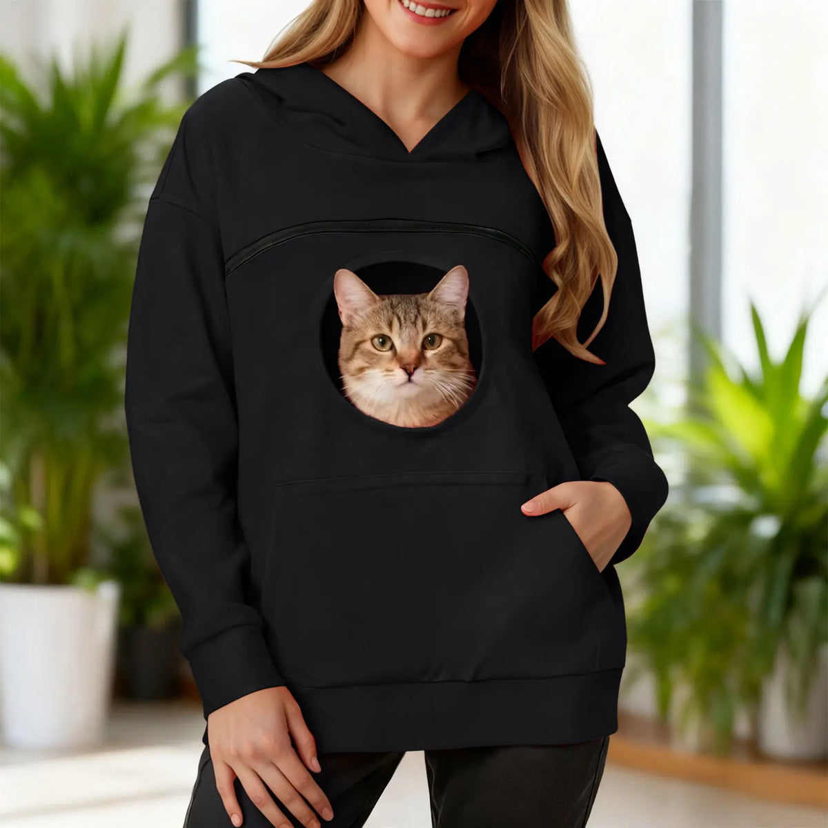 Relaxed Kitty Hoodie Unisex